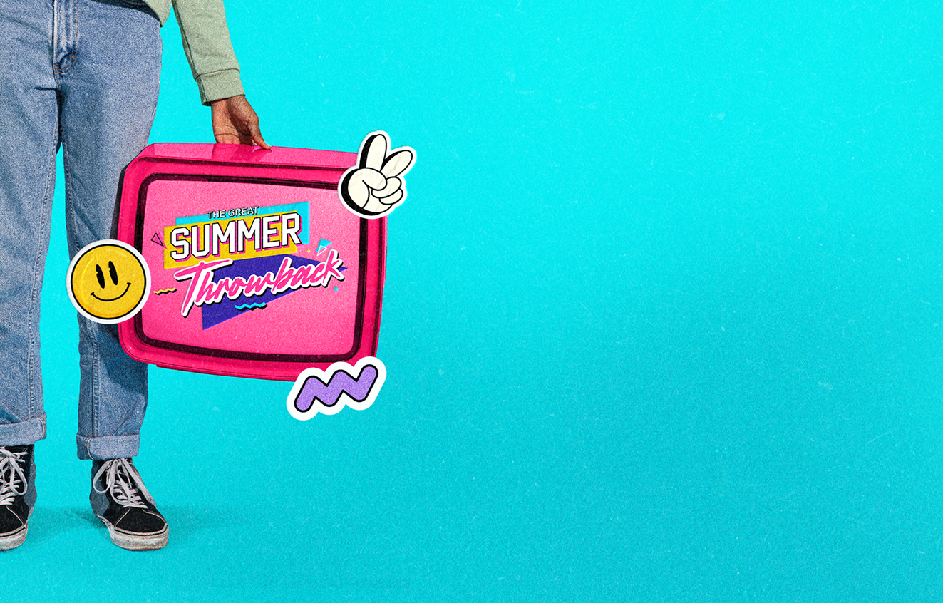 90s Summer Throwback Background